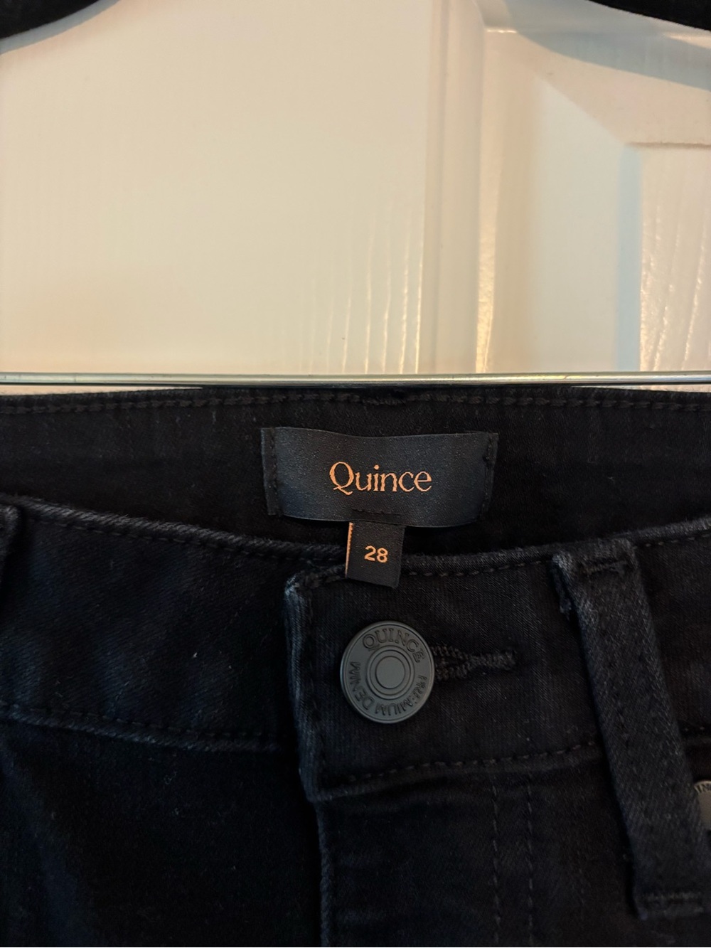 Quince Black Women's Straight-Leg Jeans - Picture 2 of 3